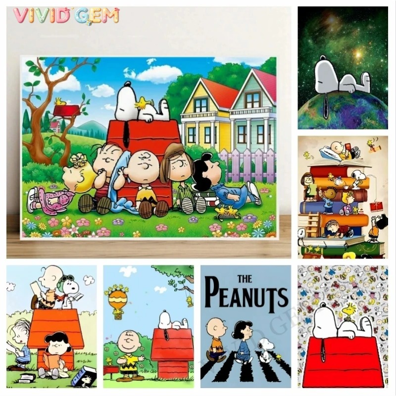 Photo Mosaic Print - VIVID GEM 2026 New Cute Snoopy