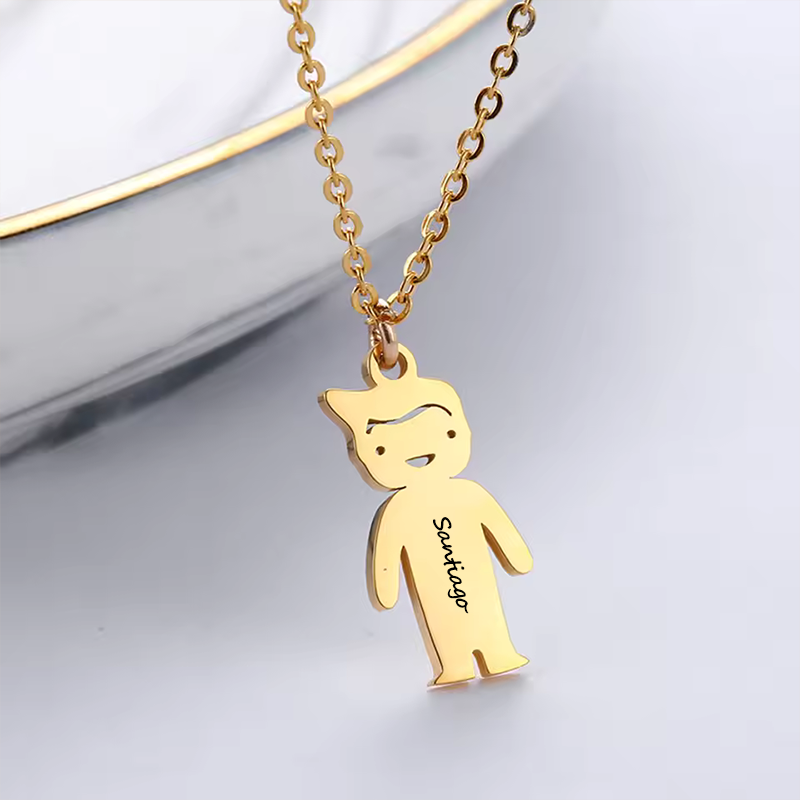 Custom Stainless Steel Family  - Birth Flower Necklace review and price